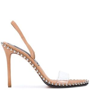 Alexander Wang Nova Heels in suede nude